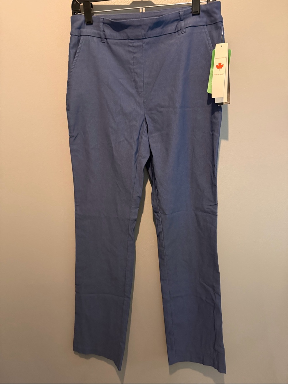 Tribal Blue Straight-Leg Pants